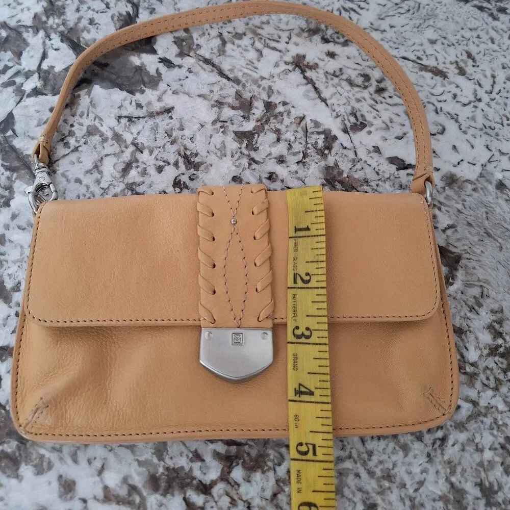 Michael Kors Beige leather purse clutch wristlet‎